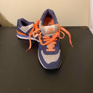 New Balance Women's Sneakers in Blue and Orange
